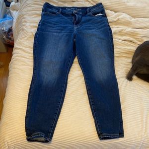 American Eagle curvy hi-rise jegging, size 18 short